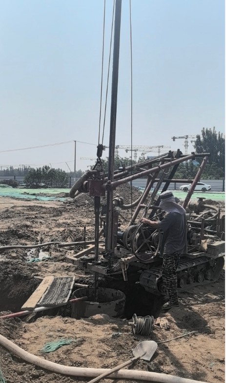 南京六合区工地打井